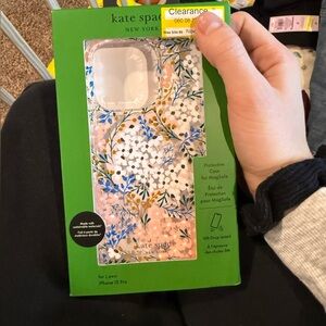 🥚Kate Spade Floral iPhone 15 Pro Case